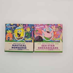 SpongeBob SquarePants Colorful Soap Duo Dr Squatch Limited Edition Brand New